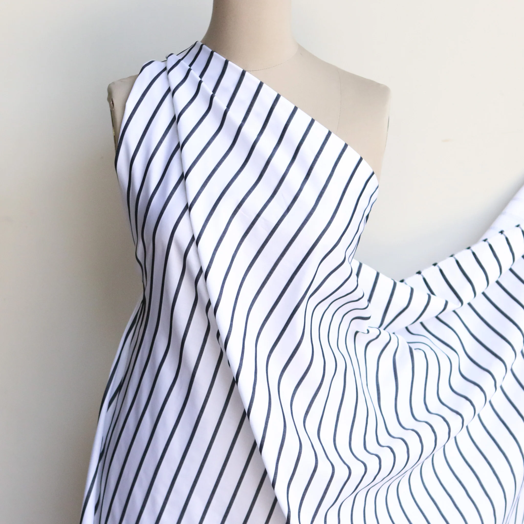 Complete Navy Cotton Shirting - Image 5