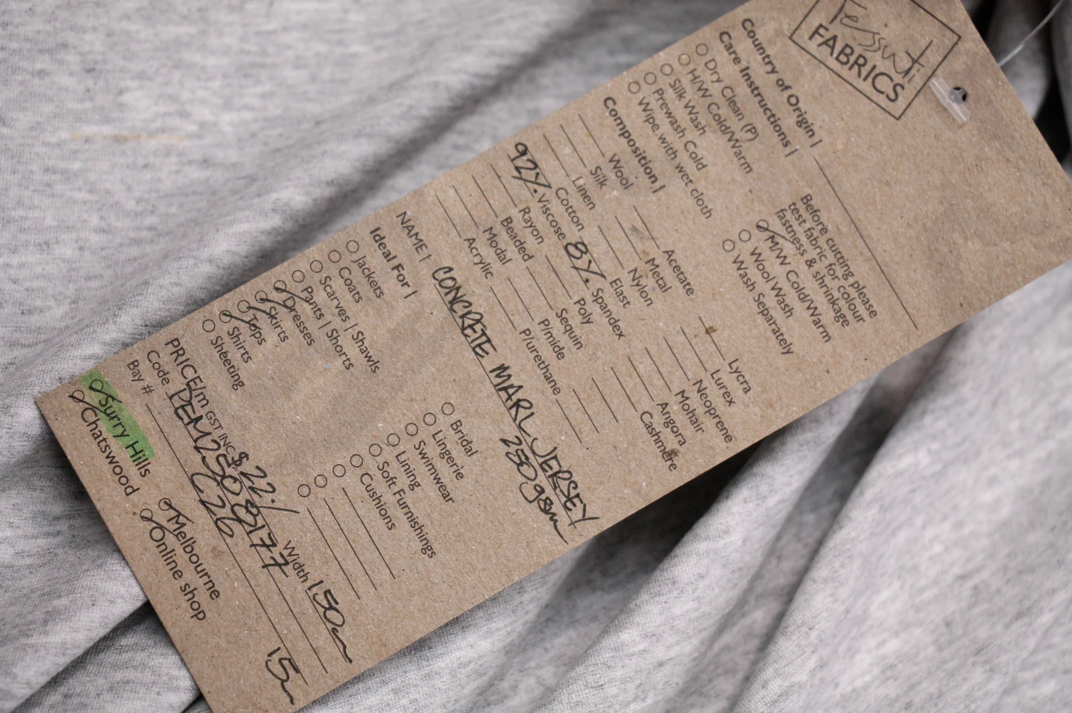 Concrete Marle Jersey - Image 2