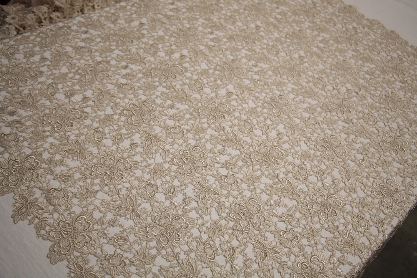Champagne Giselle Guipure Lace - Image 3