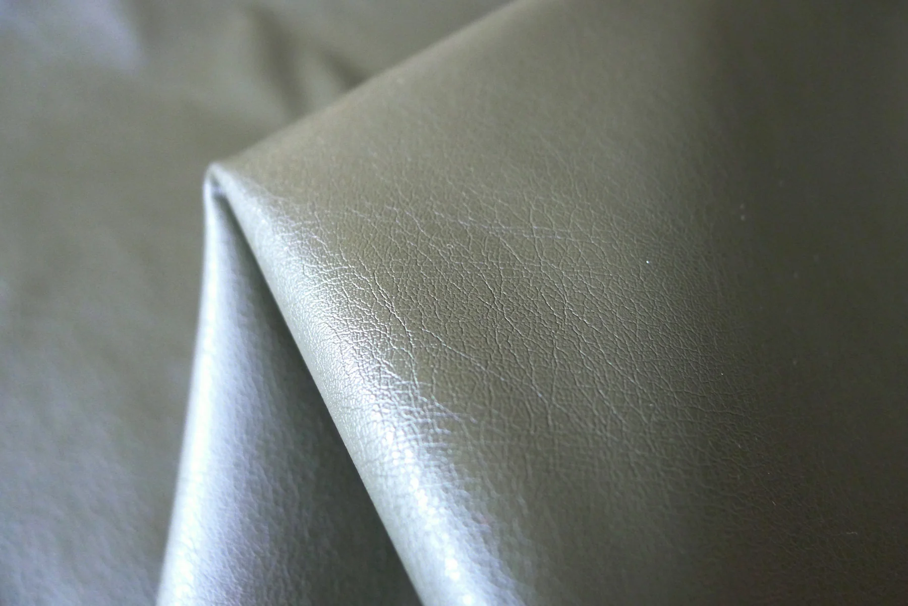 Olive Leather Look