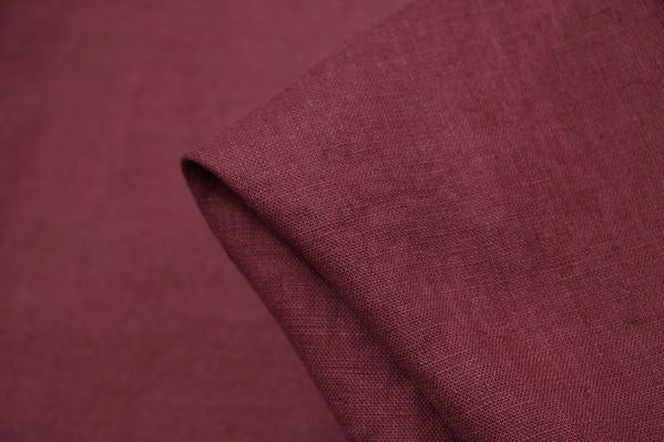 EU Bordeaux Washed Linen