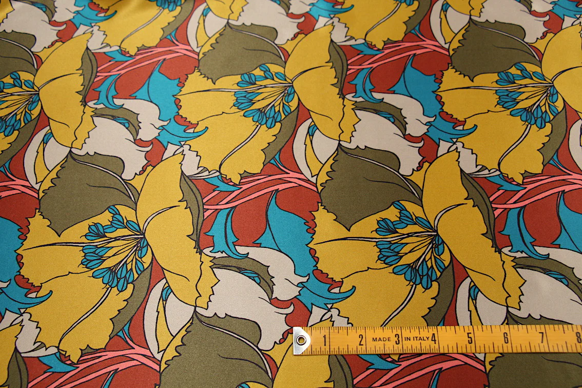 Eustacia Citrus - Liberty Silk Satin - Image 2