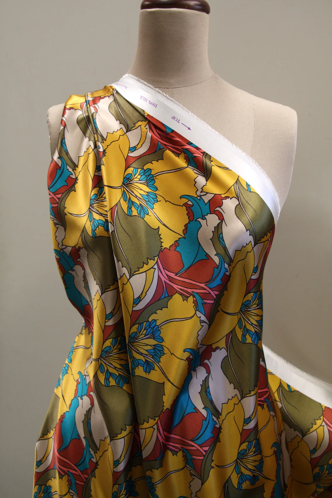 Eustacia Citrus - Liberty Silk Satin - Image 5