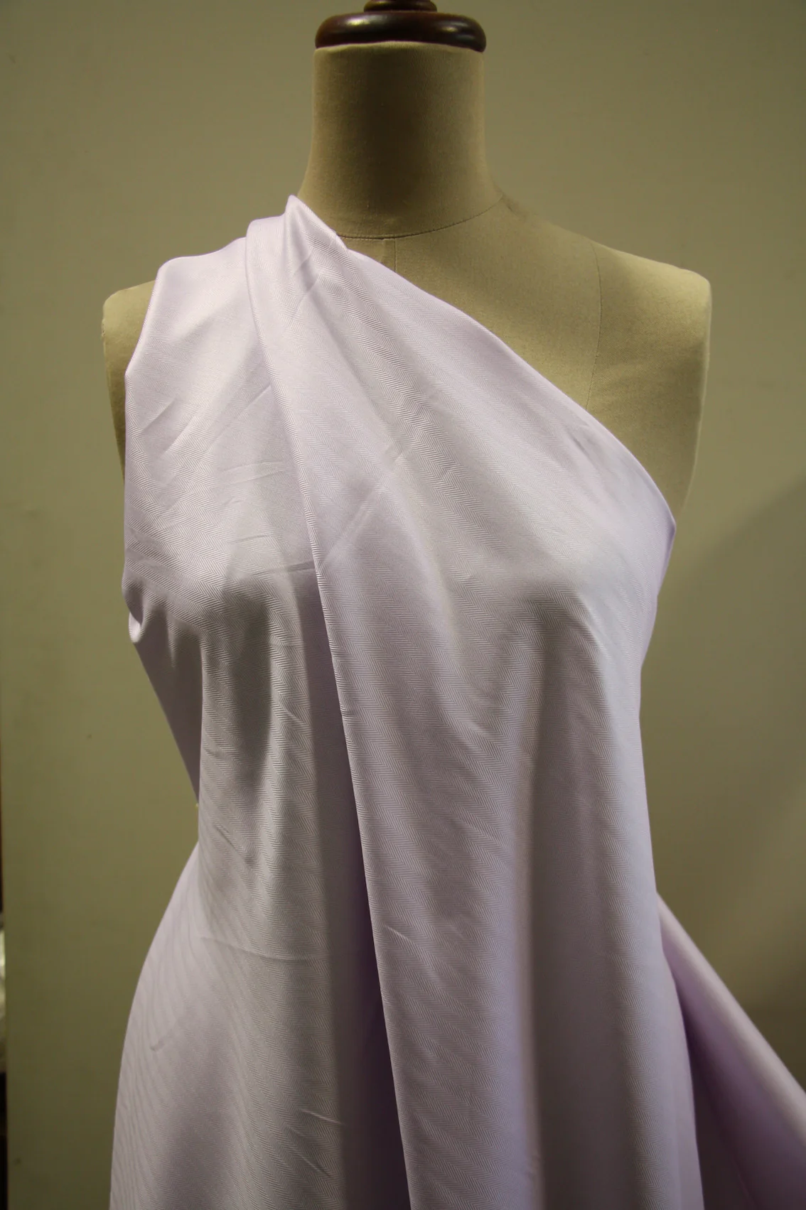 Lilac Herringbone Shirting - Image 3