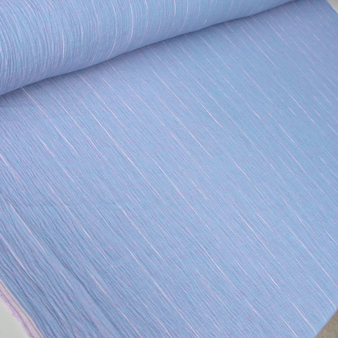Symi Sky Crinkle Linen - Image 5