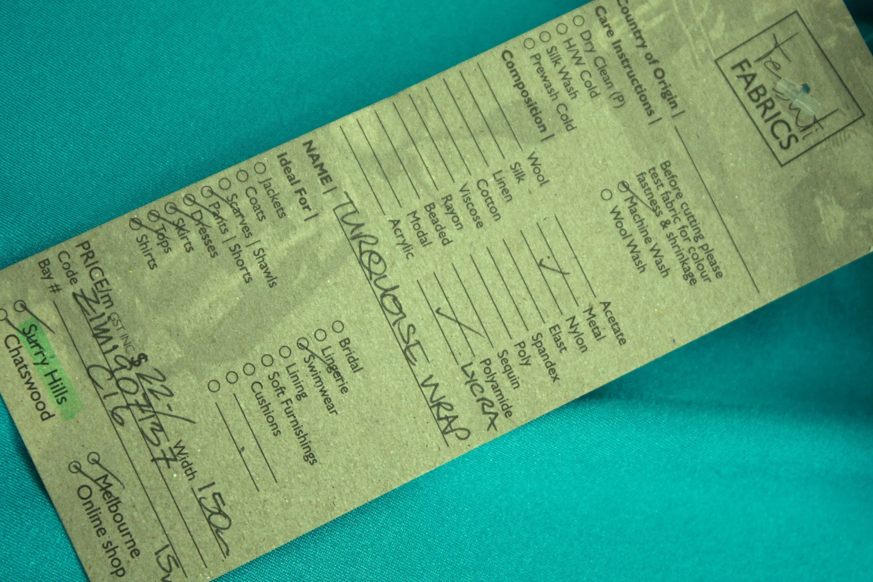 Turquoise Wrap - Image 4