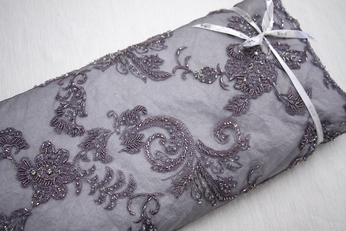 Valerie Amethyst Embellished Tulle