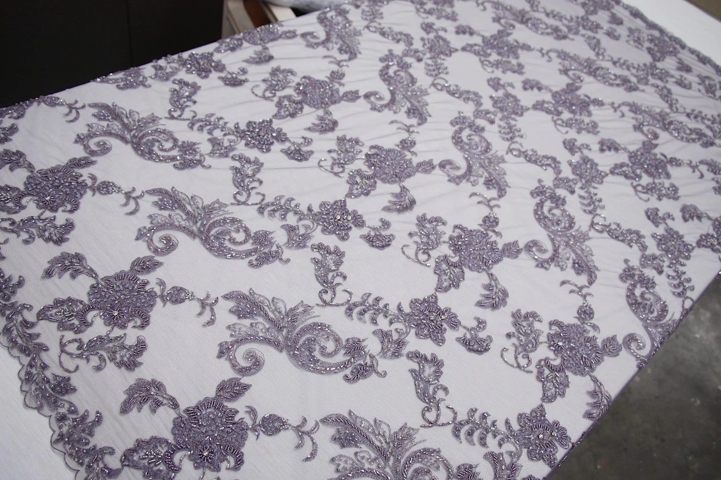 Valerie Amethyst Embellished Tulle - Image 2