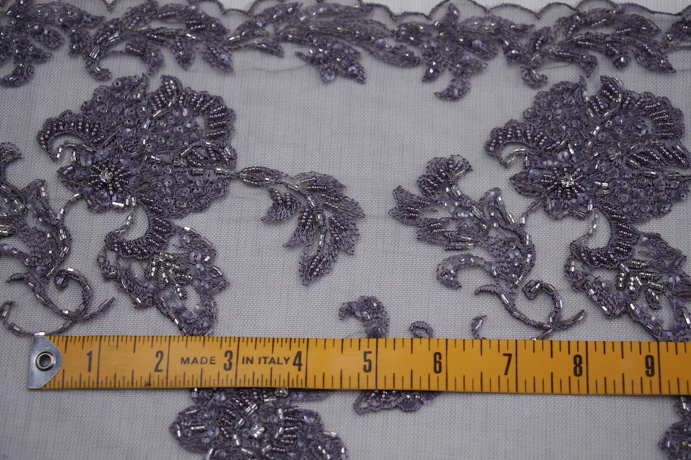 Valerie Amethyst Embellished Tulle - Image 3