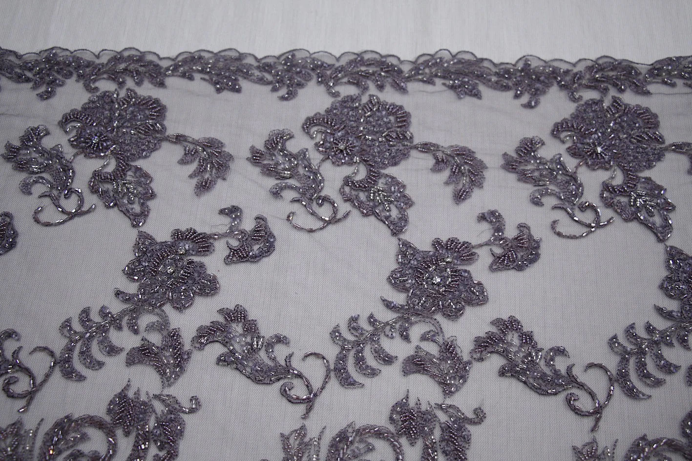 Valerie Amethyst Embellished Tulle - Image 4