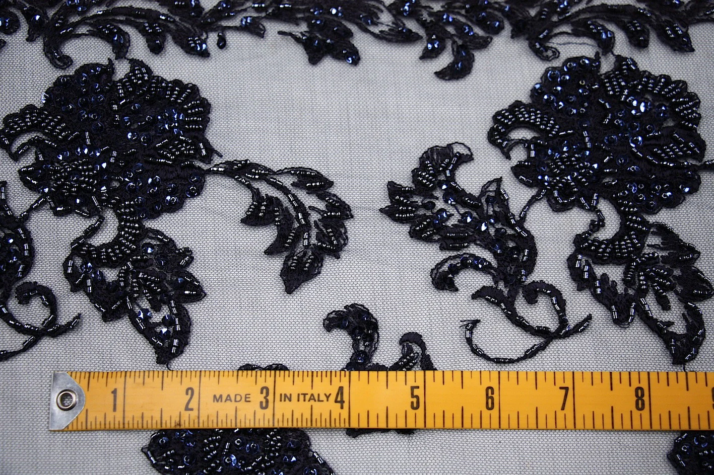 Valerie Navy Embellished Tulle - Image 3