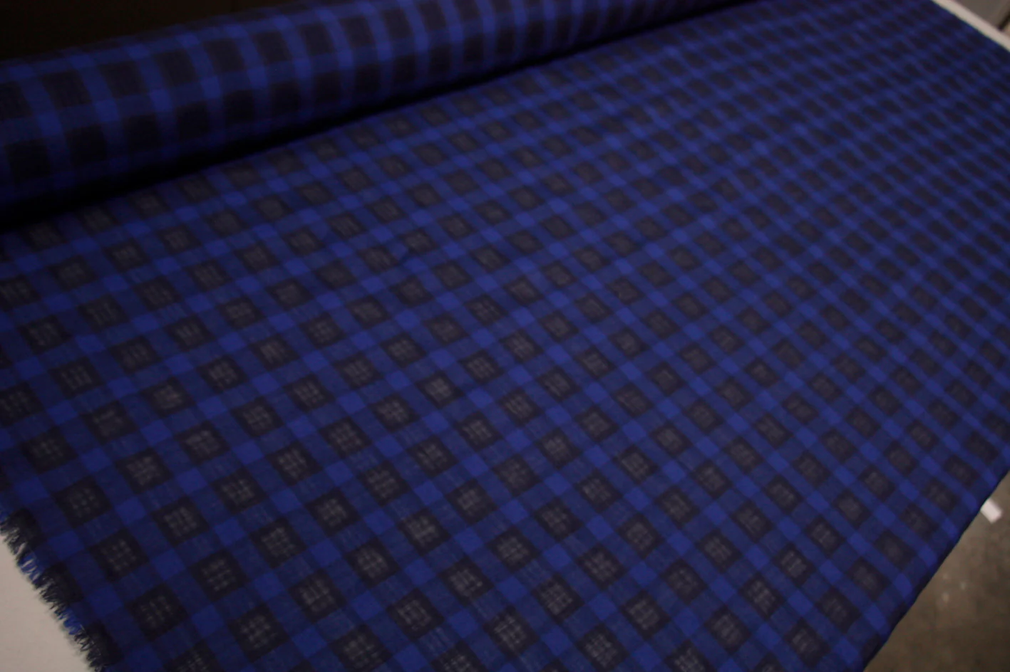 Vivien Blue Small Check - Image 3