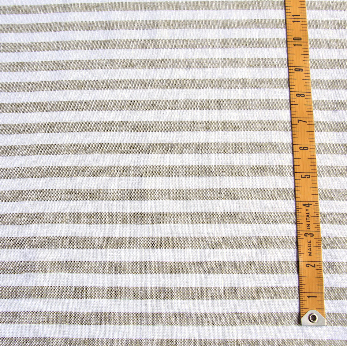 Vogue Stripe Sage Linen - Image 3
