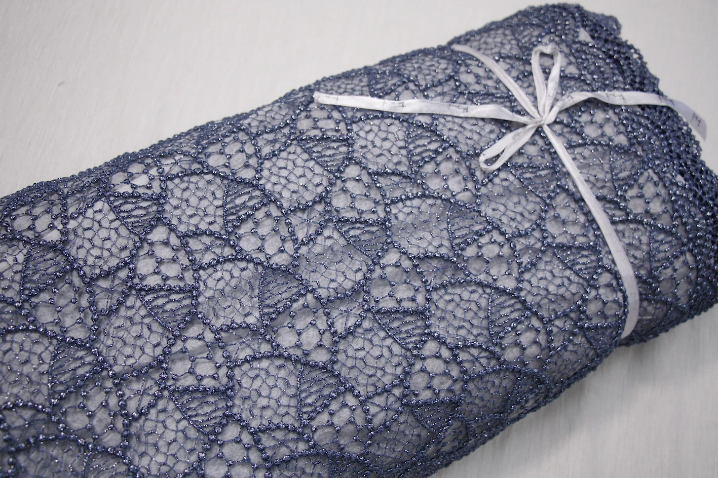 Coral Spot Guipure Lace