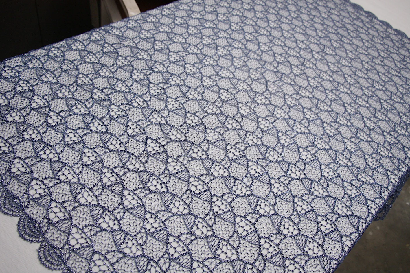 Coral Spot Guipure Lace - Image 4