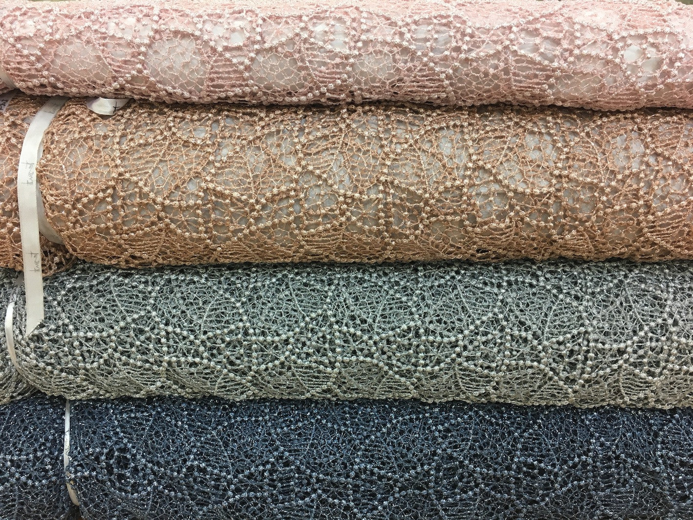 Coral Spot Guipure Lace - Image 6