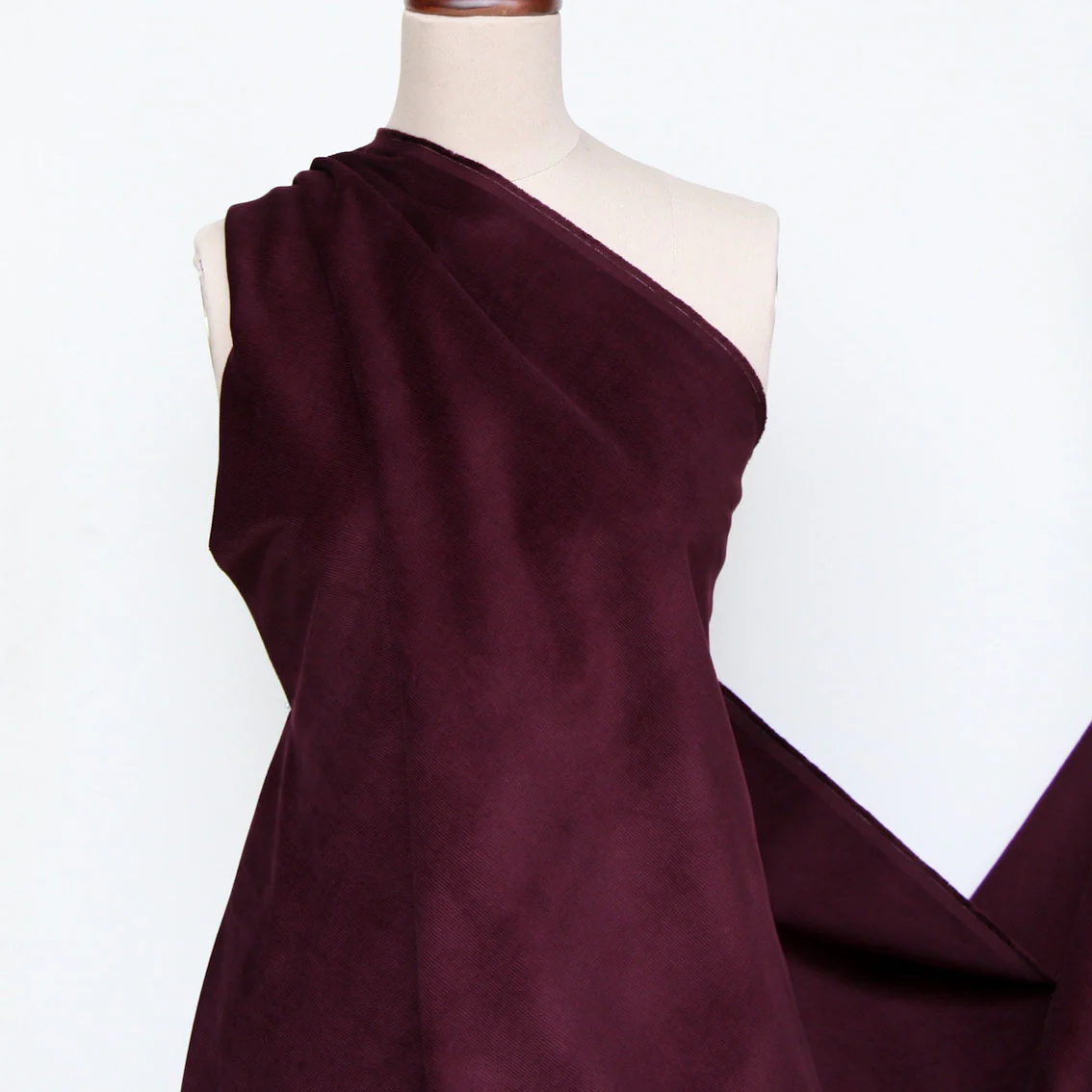 Corded Grape Pinwale Corduroy - Image 4
