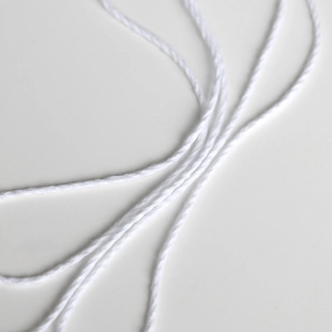 Cotton Piping Cord - White 1.6mm