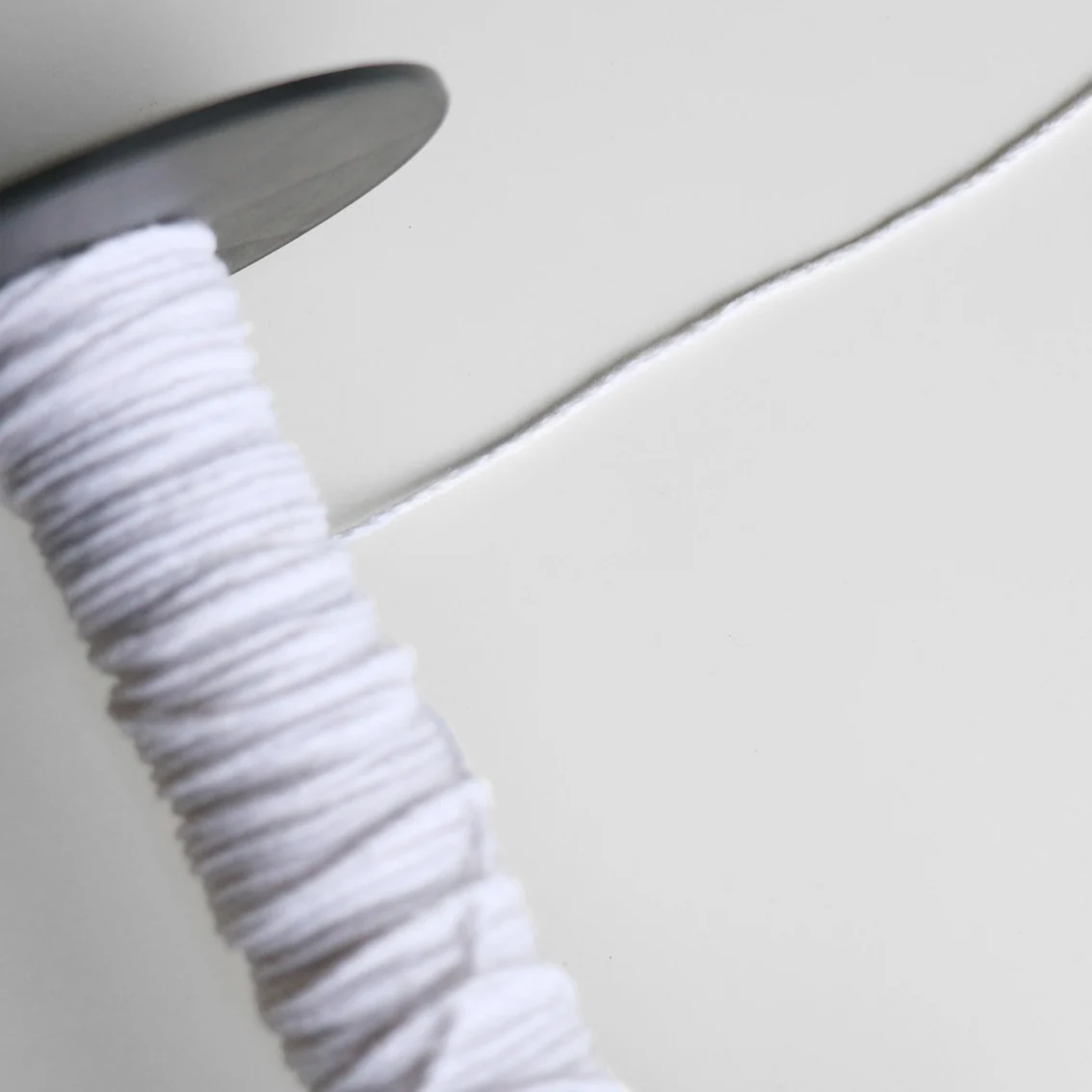 Cotton Piping Cord - White 1.6mm - Image 3