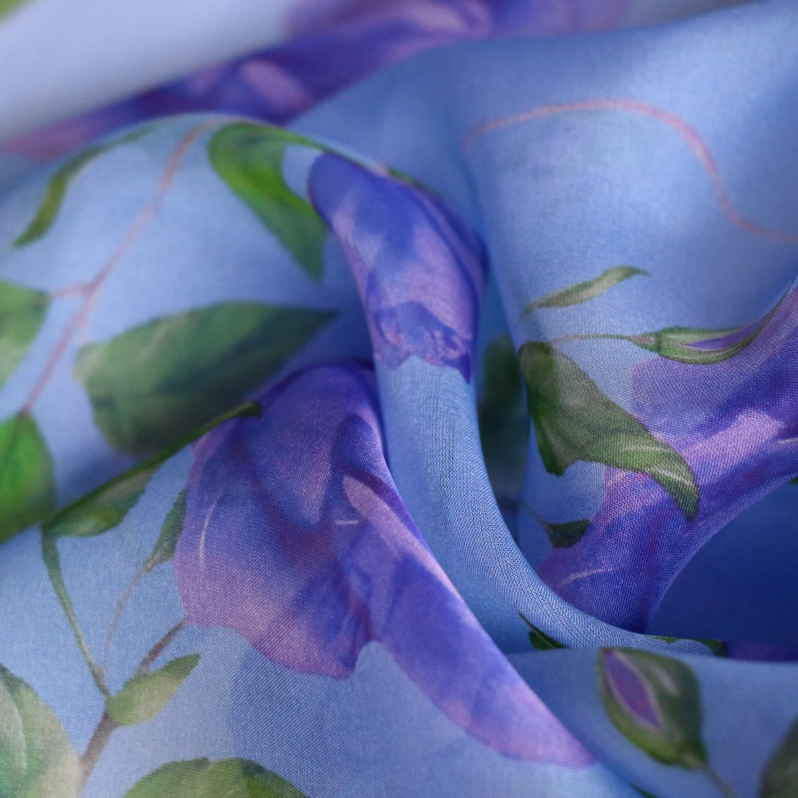 Couture Rose Silk Chiffon - Image 2