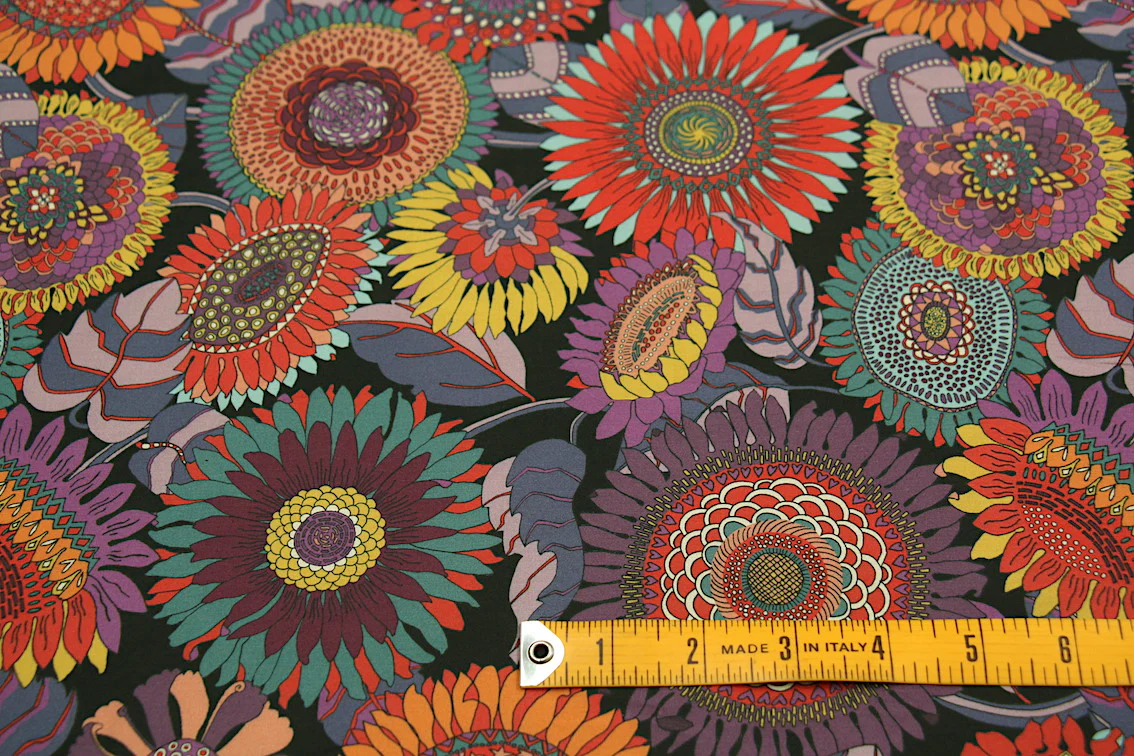 Sunflower Black - Tana Lawn - Image 2