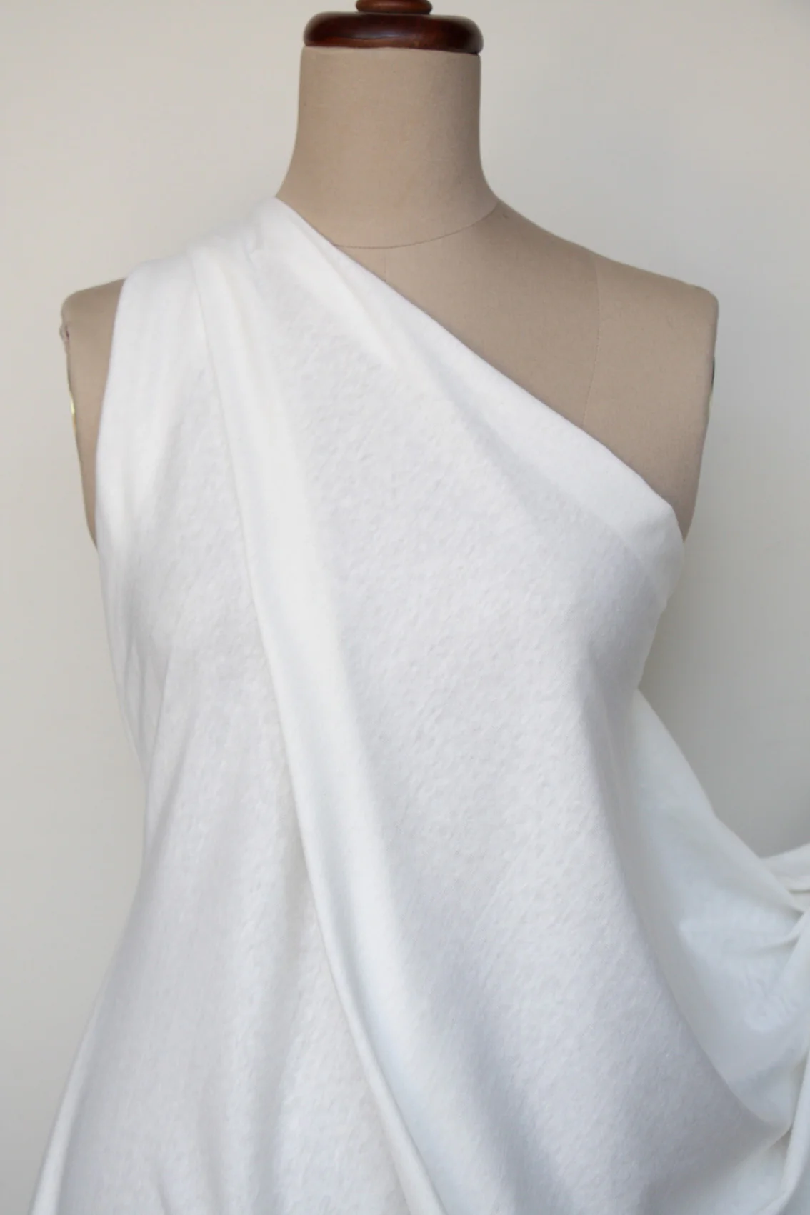 Cream Jersey - Organic Cotton - Image 3