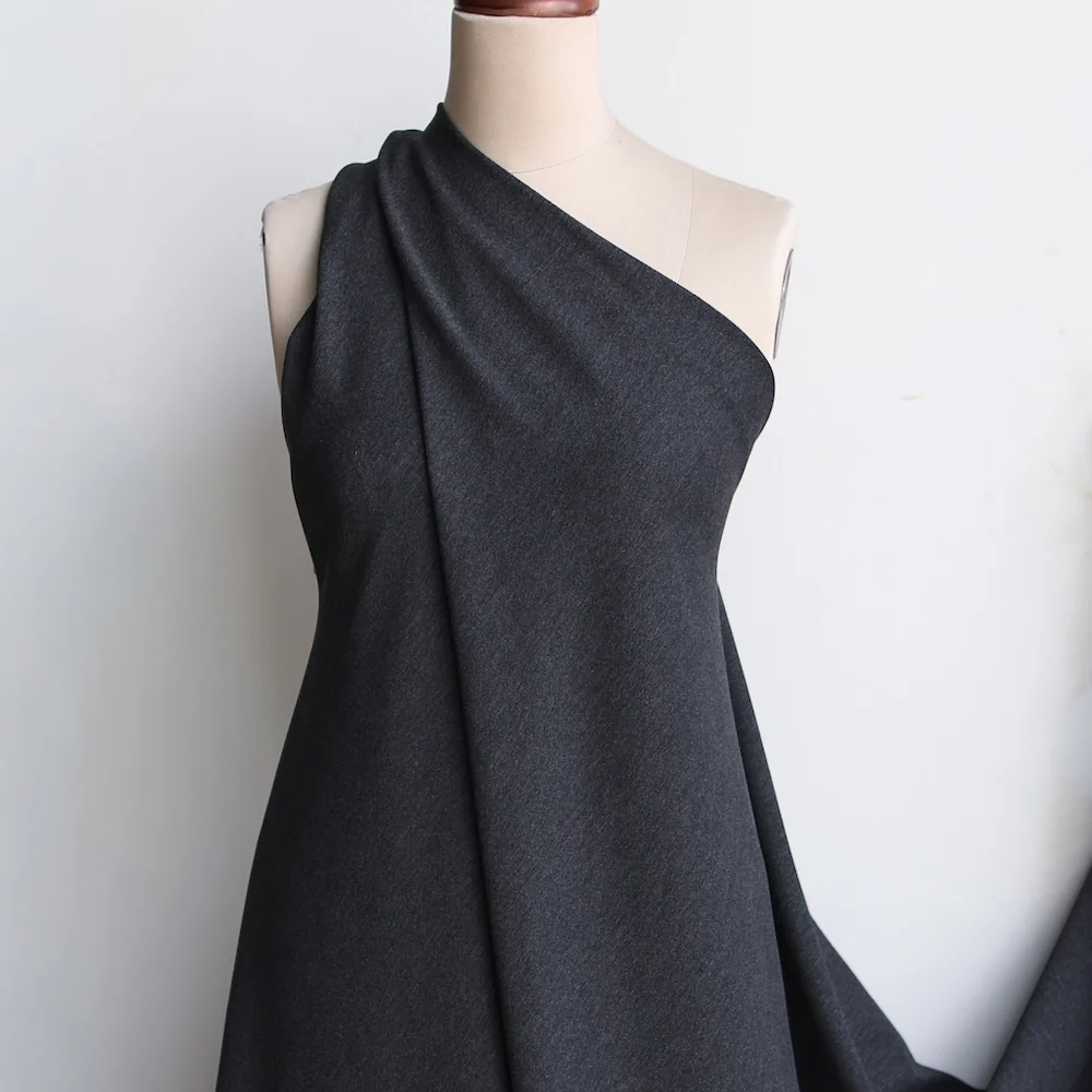 Crepe Knit Charcoal Marle - Image 4