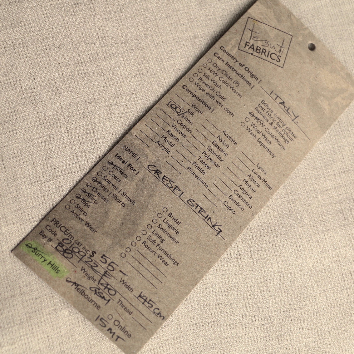 Crespi String Linen - Image 3