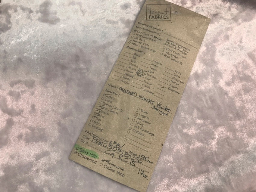 Crushed Nougat Velvet - Image 4