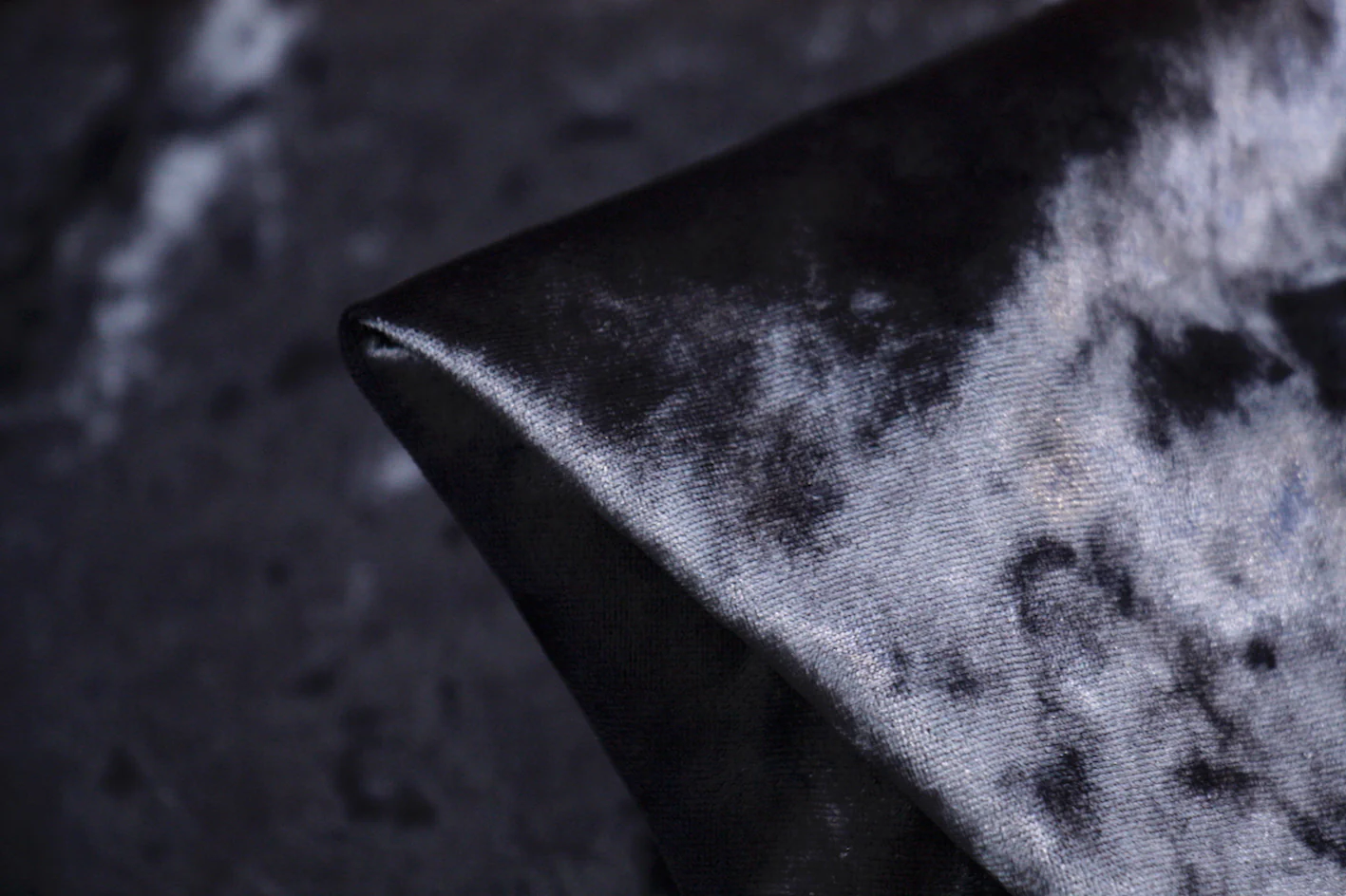 Crushed Silver Velvet