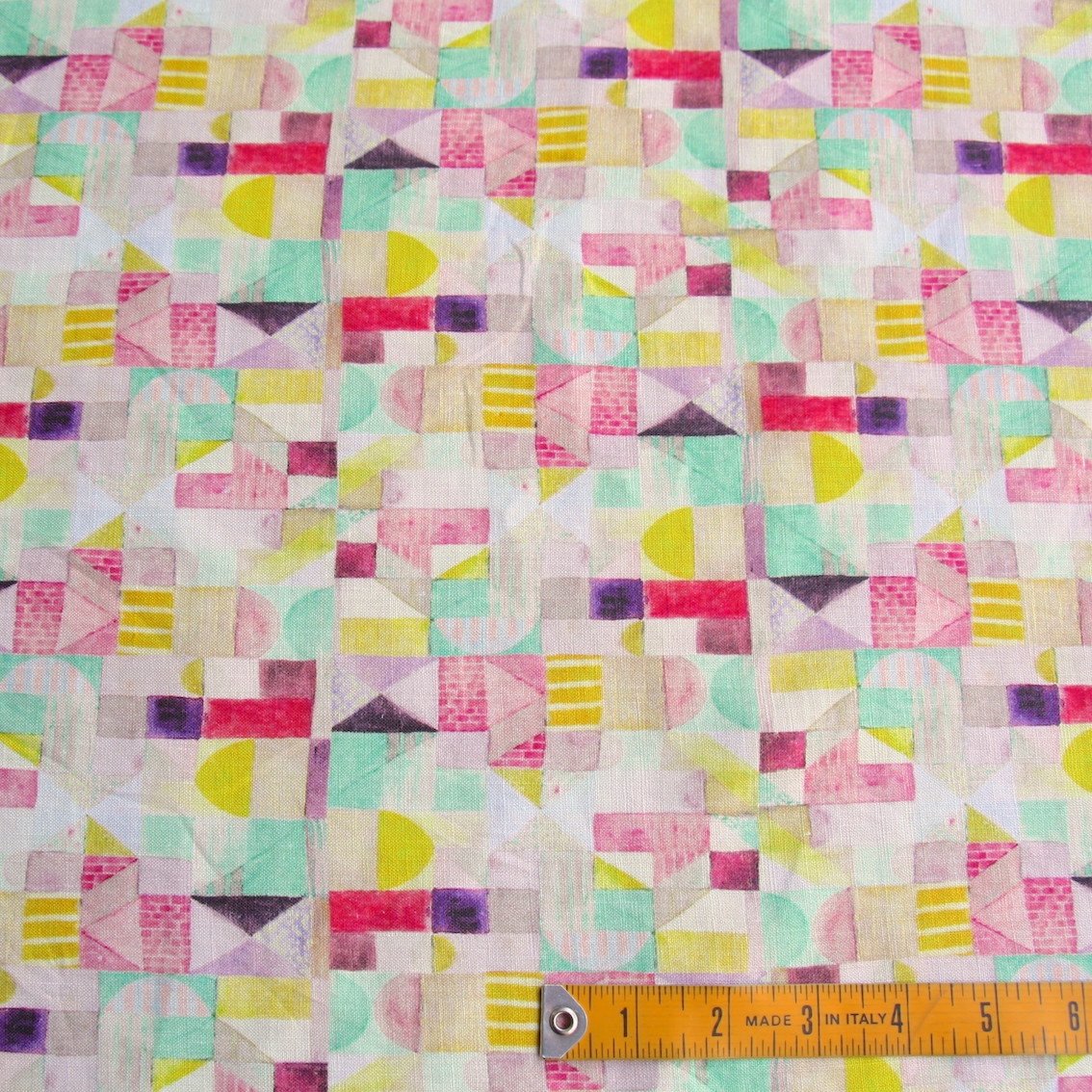 Cubic Pink Washed Linen - Image 3