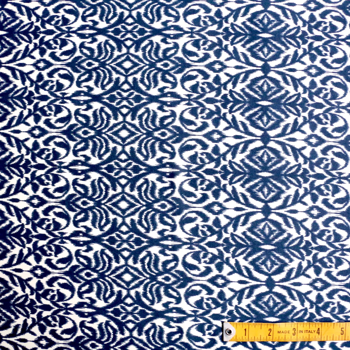Curious Blue Silk Georgette - Image 3