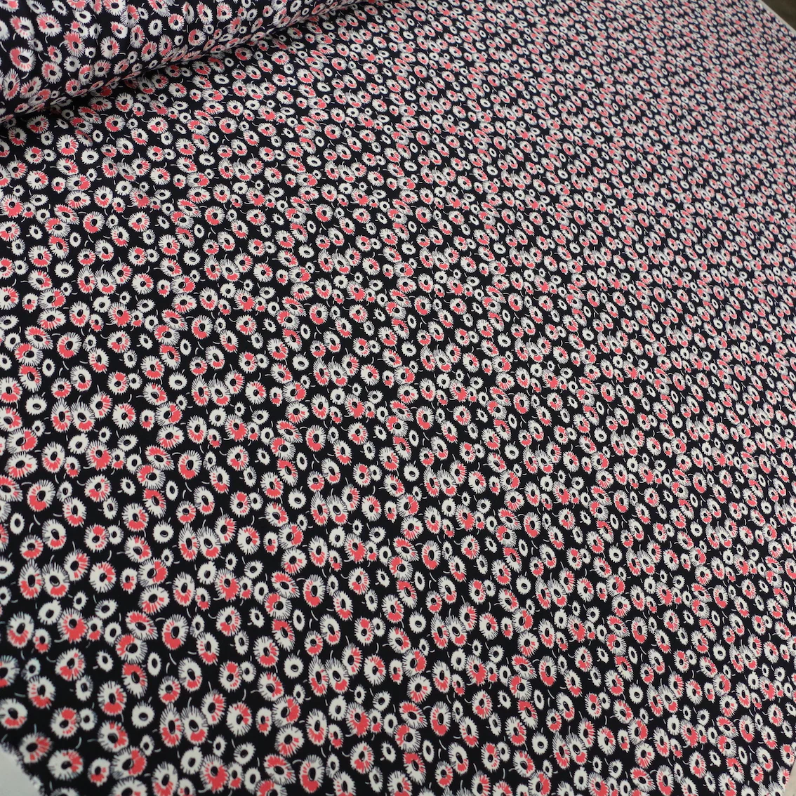 Daisy Nero Silk Crepe De Chine - Image 4