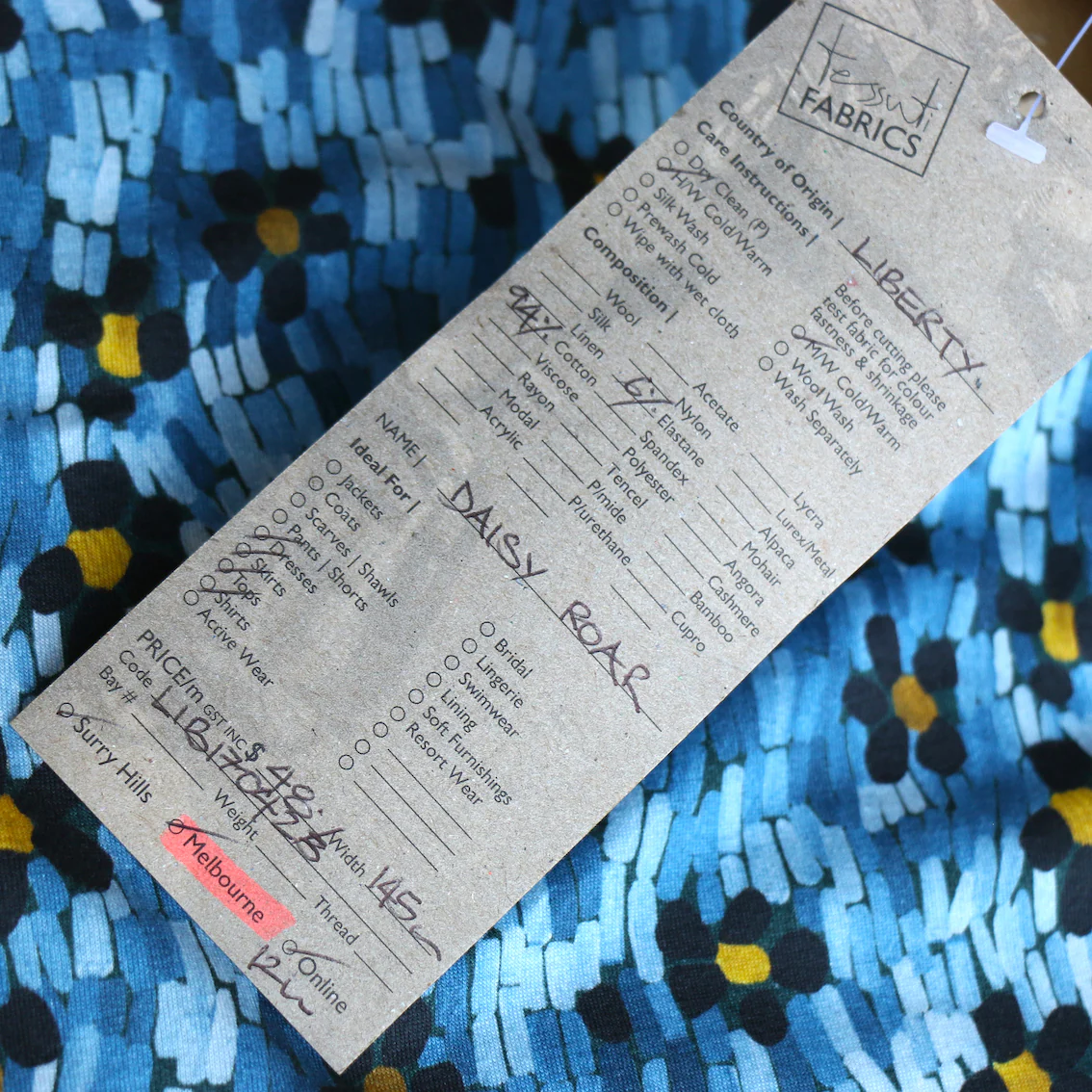 Daisy Roar - Liberty Fabrics - Norfolk Jersey - Image 4