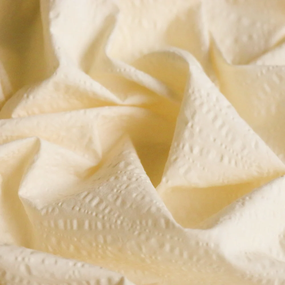 Daiya Lemon Seersucker Cotton - Image 2