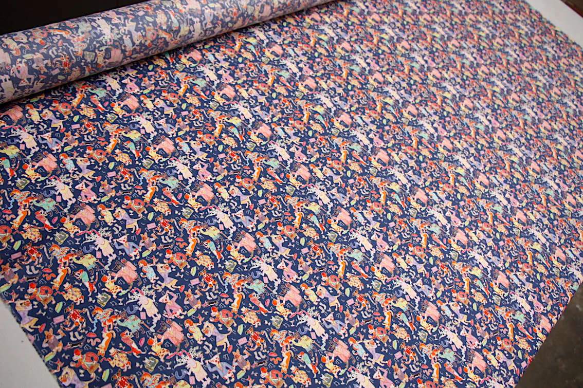 Dapper Dogs Blue - Tana Lawn - Image 4