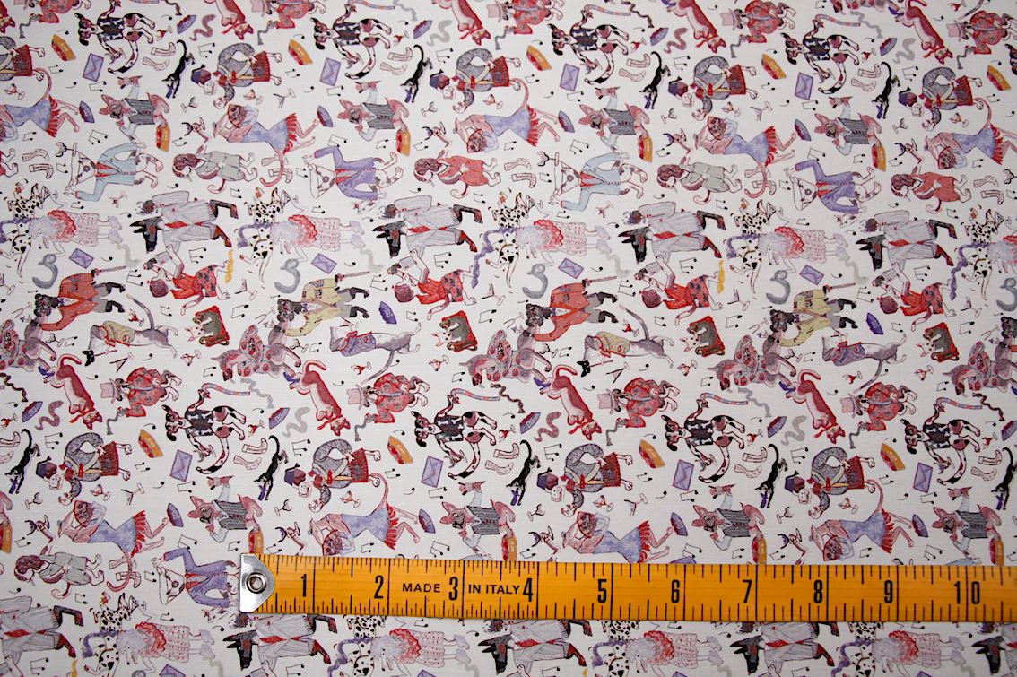 Dapper Dogs White - Tana Lawn - Image 2