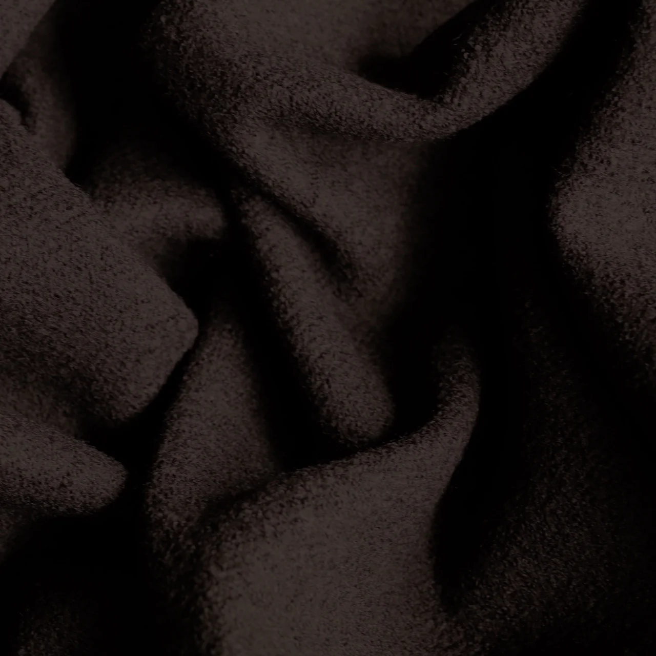 Dark Coco Boiled Wool - Image 2