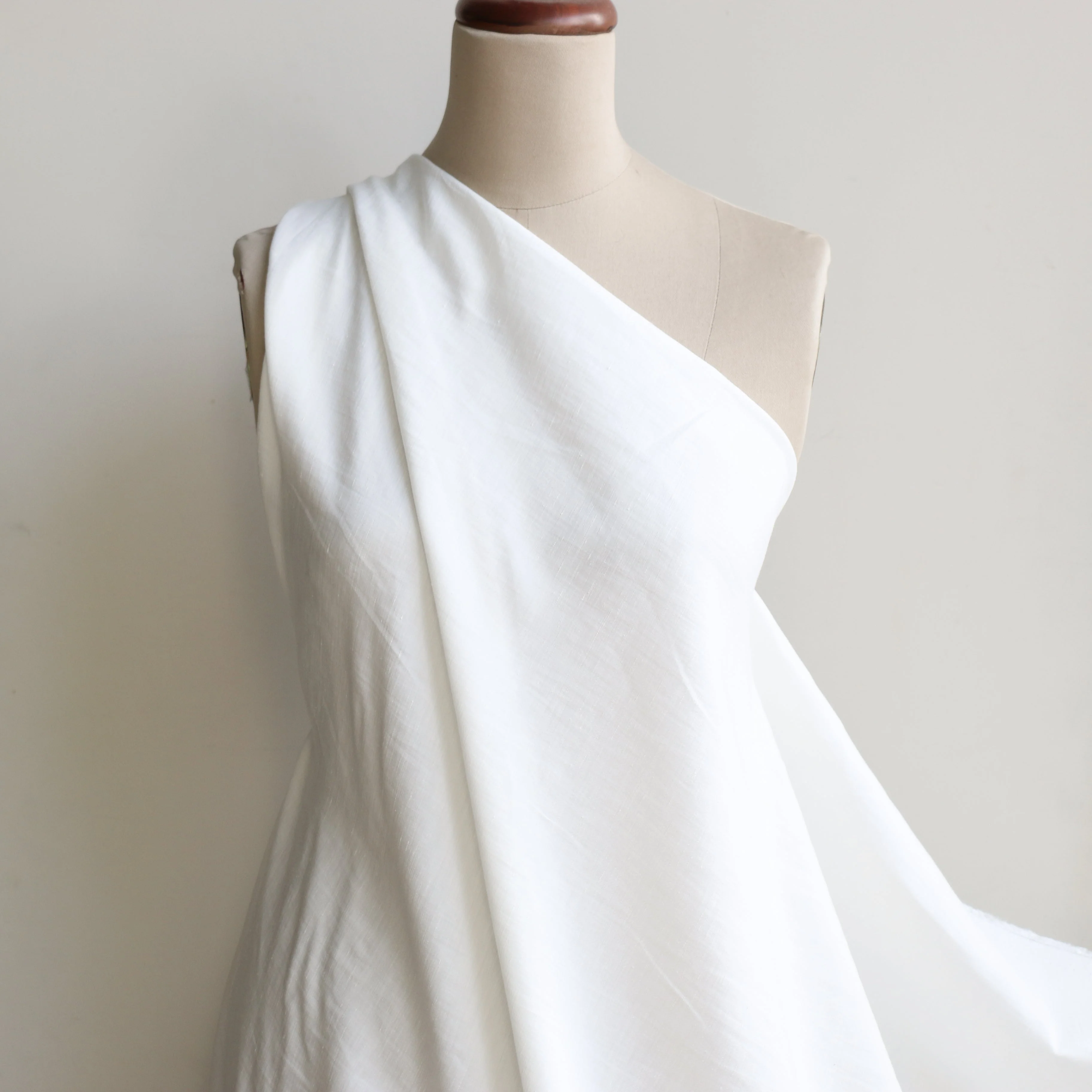 Dawn Milk Viscose/Linen - Image 5