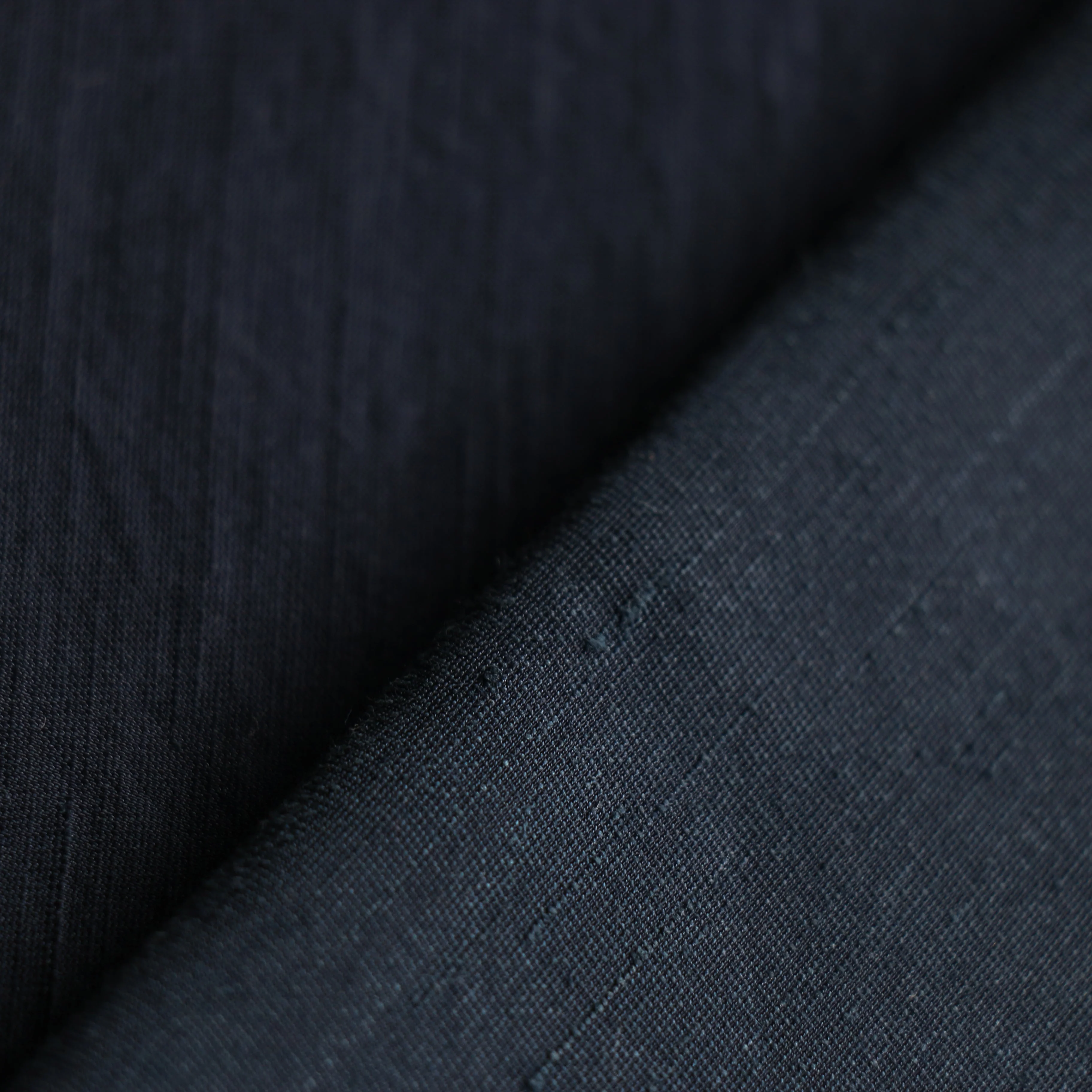 Dawn Navy Viscose/Linen - Image 3