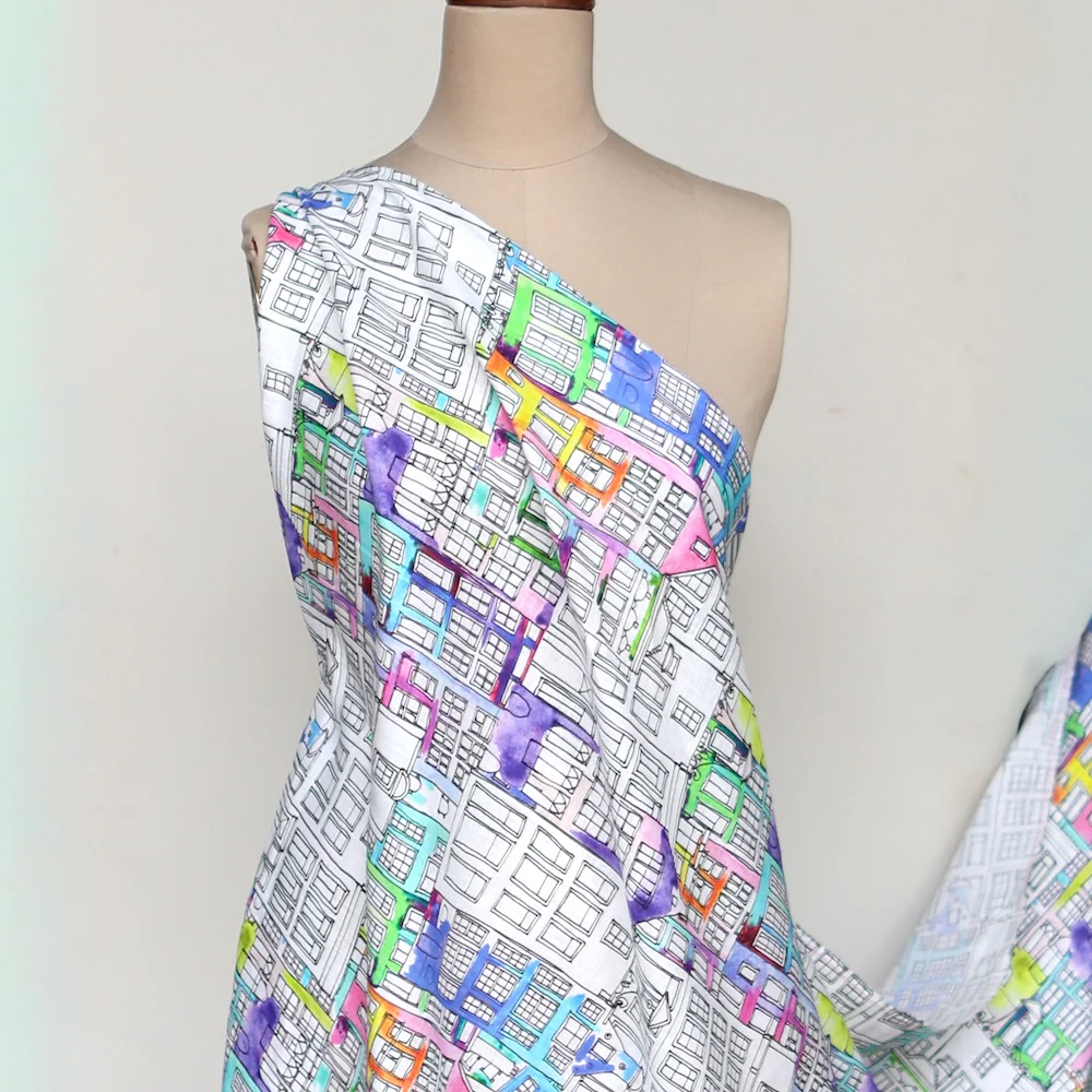 De Buren Multi Printed Linen - Image 6