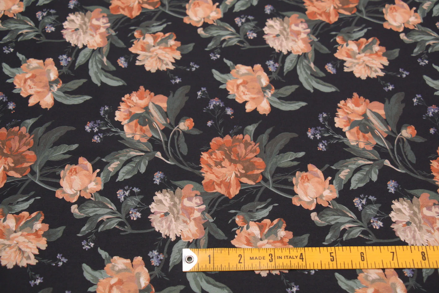 Decadent Bloom Black - Liberty Tana Lawn - Image 2