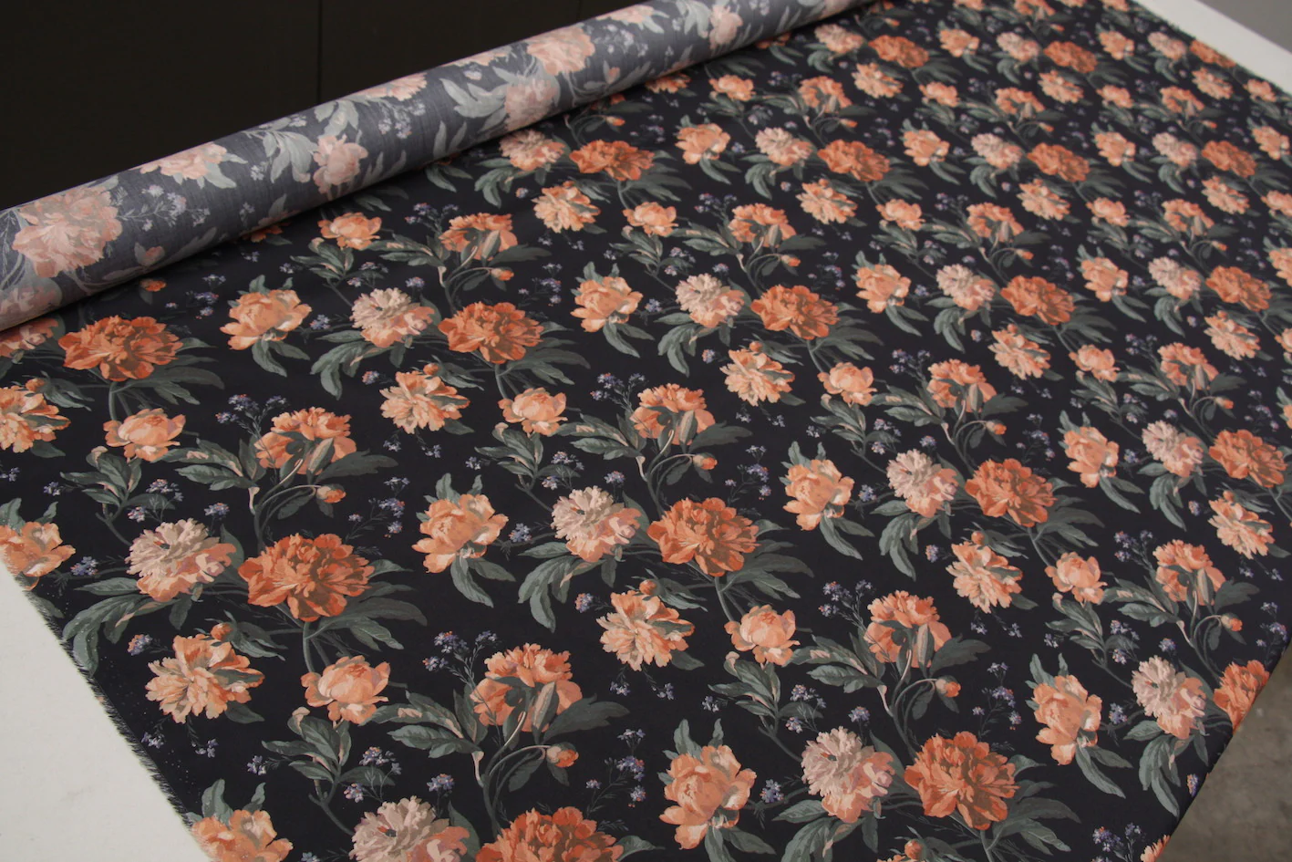 Decadent Bloom Black - Liberty Tana Lawn - Image 3