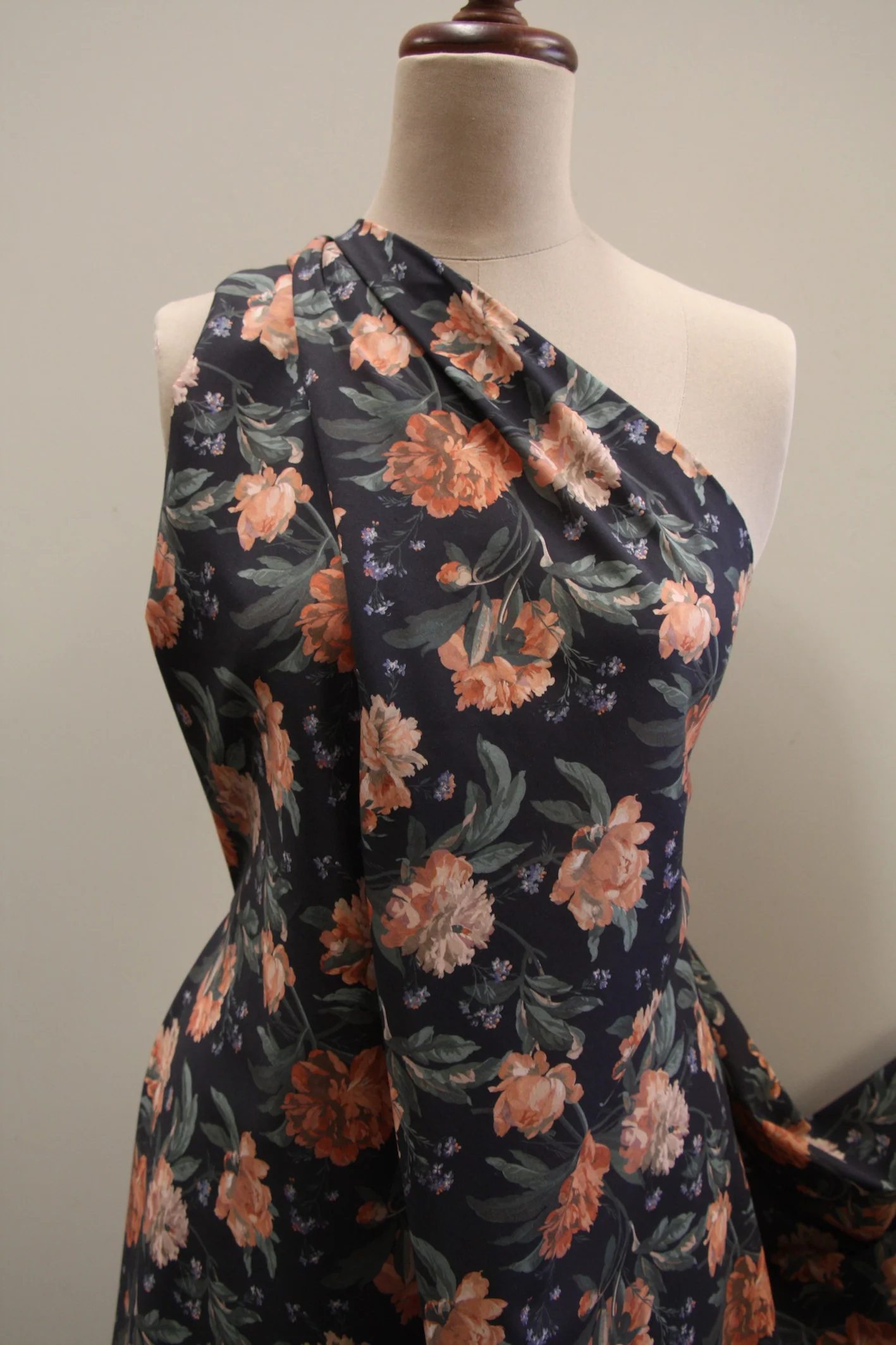 Decadent Bloom Black - Liberty Tana Lawn - Image 5