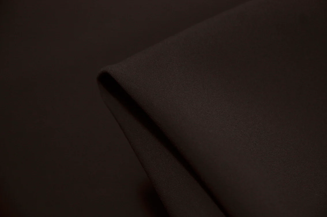 Deep Chocolate Bonded Swimwear Fabric
