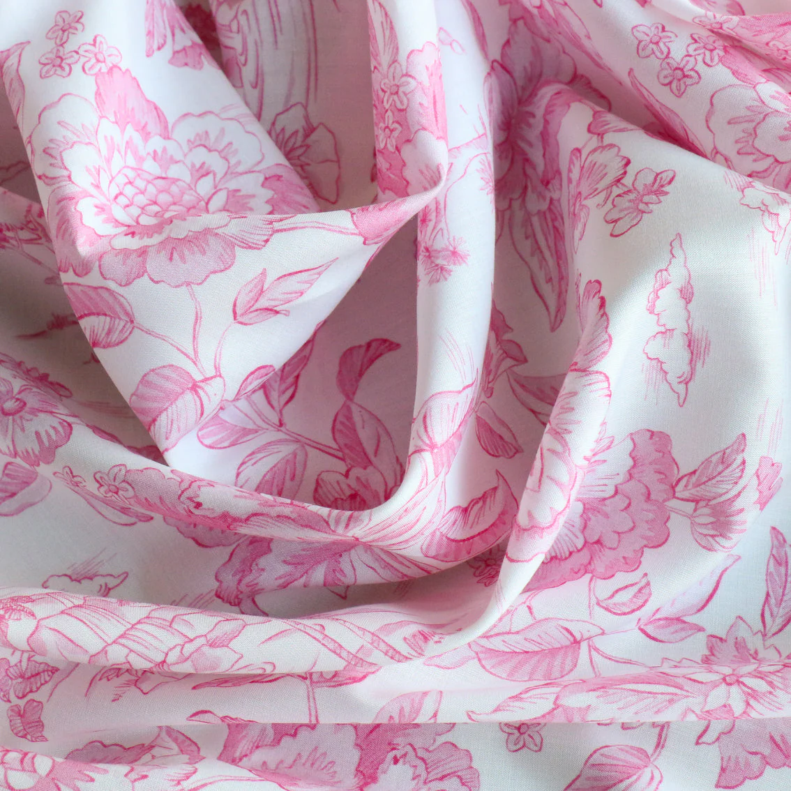 Delft Lagoon Pink - Liberty Tana Lawn™ - Image 2