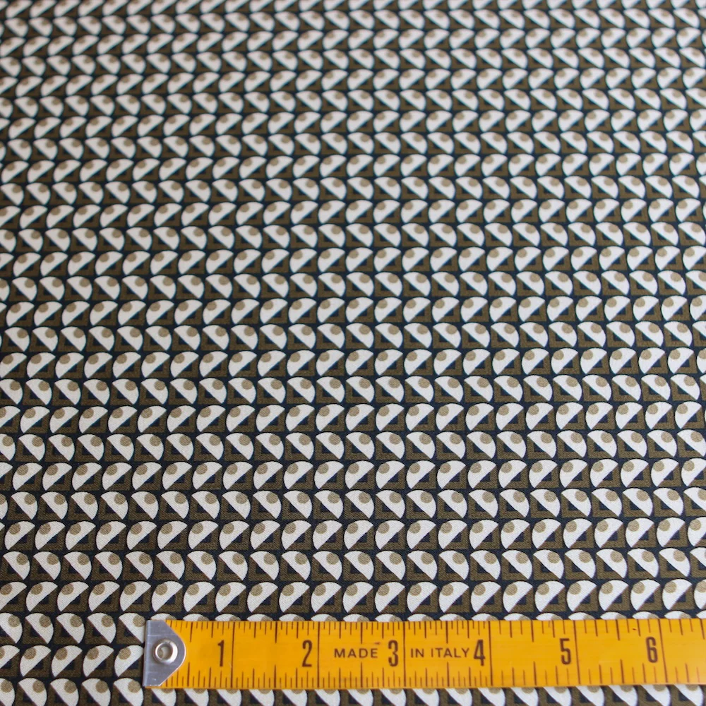 Delva Nero/Olive Stretch Cotton - Image 3