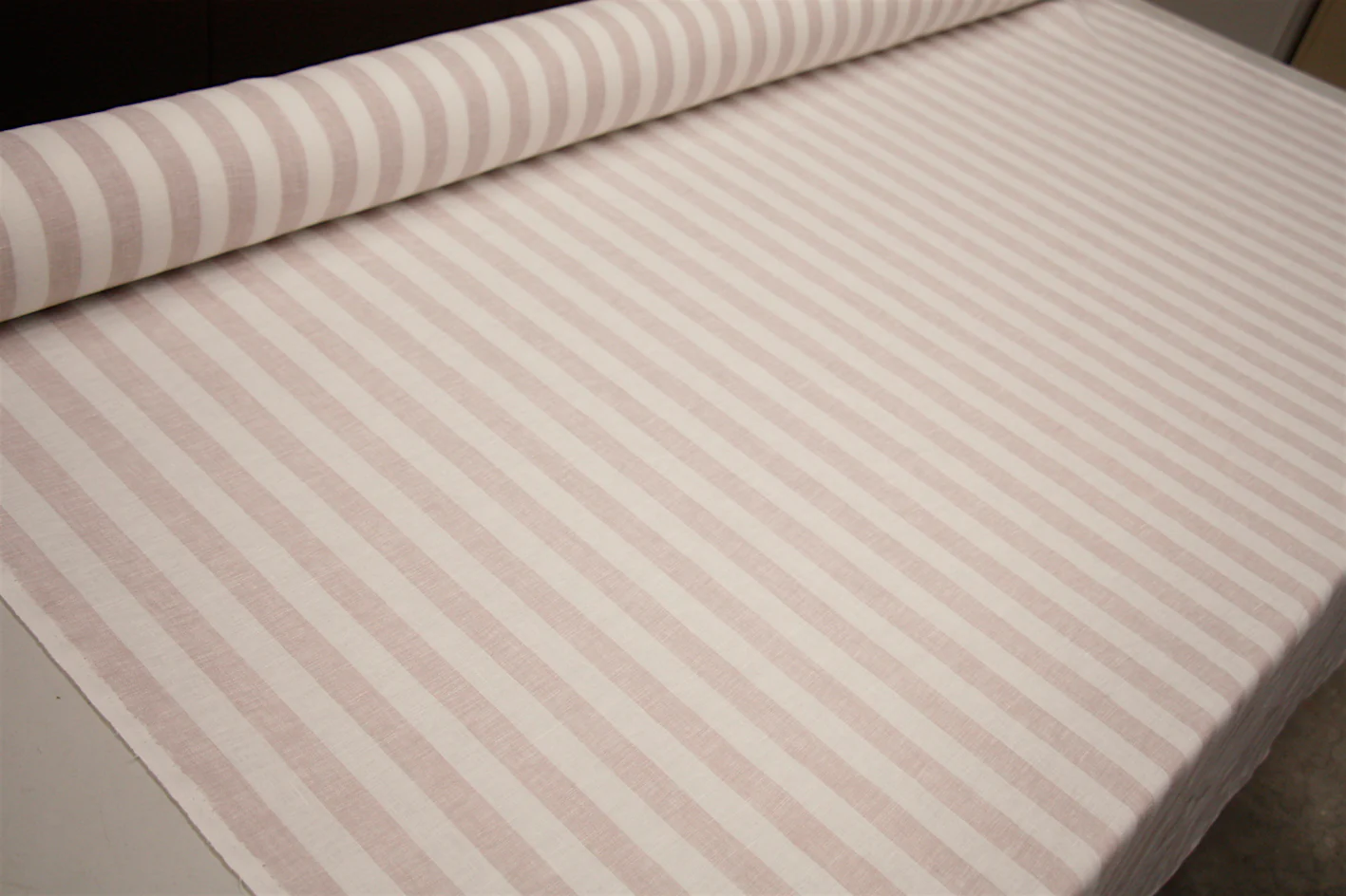 Demure Stripe Washed Linen - Image 5