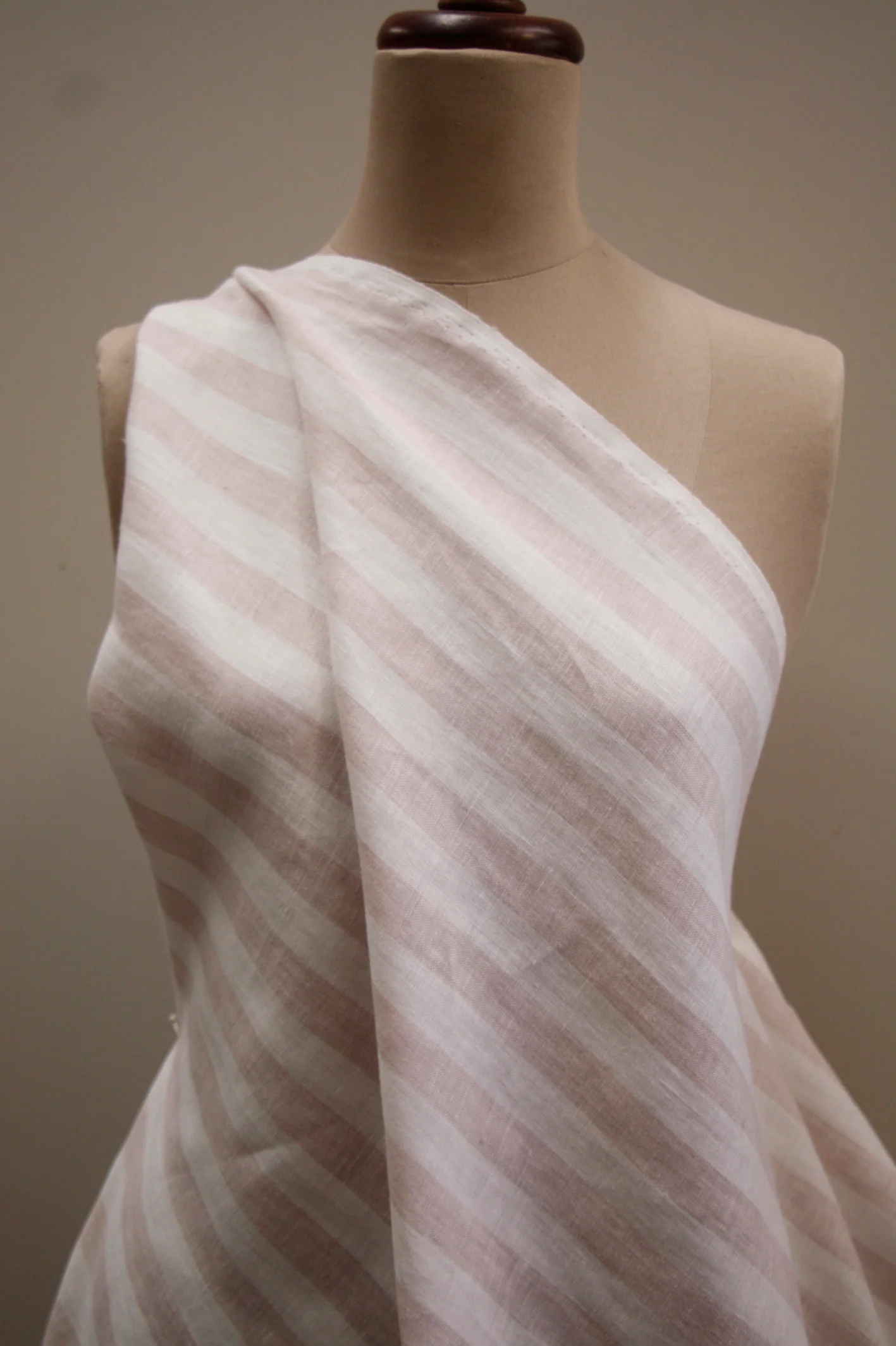 Demure Stripe Washed Linen - Image 6