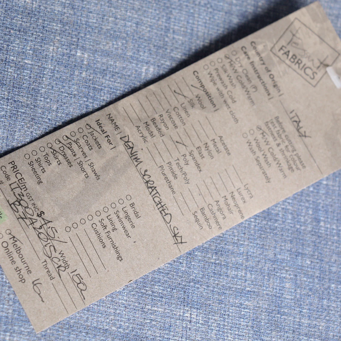 Denim Scratched Sky - Image 3